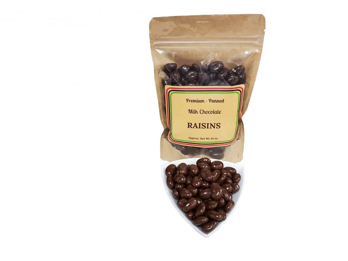 Milk Chocolate Raisins Lilett Candies